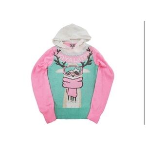 PINK Victoria's Secret Pink and Mint Sweater